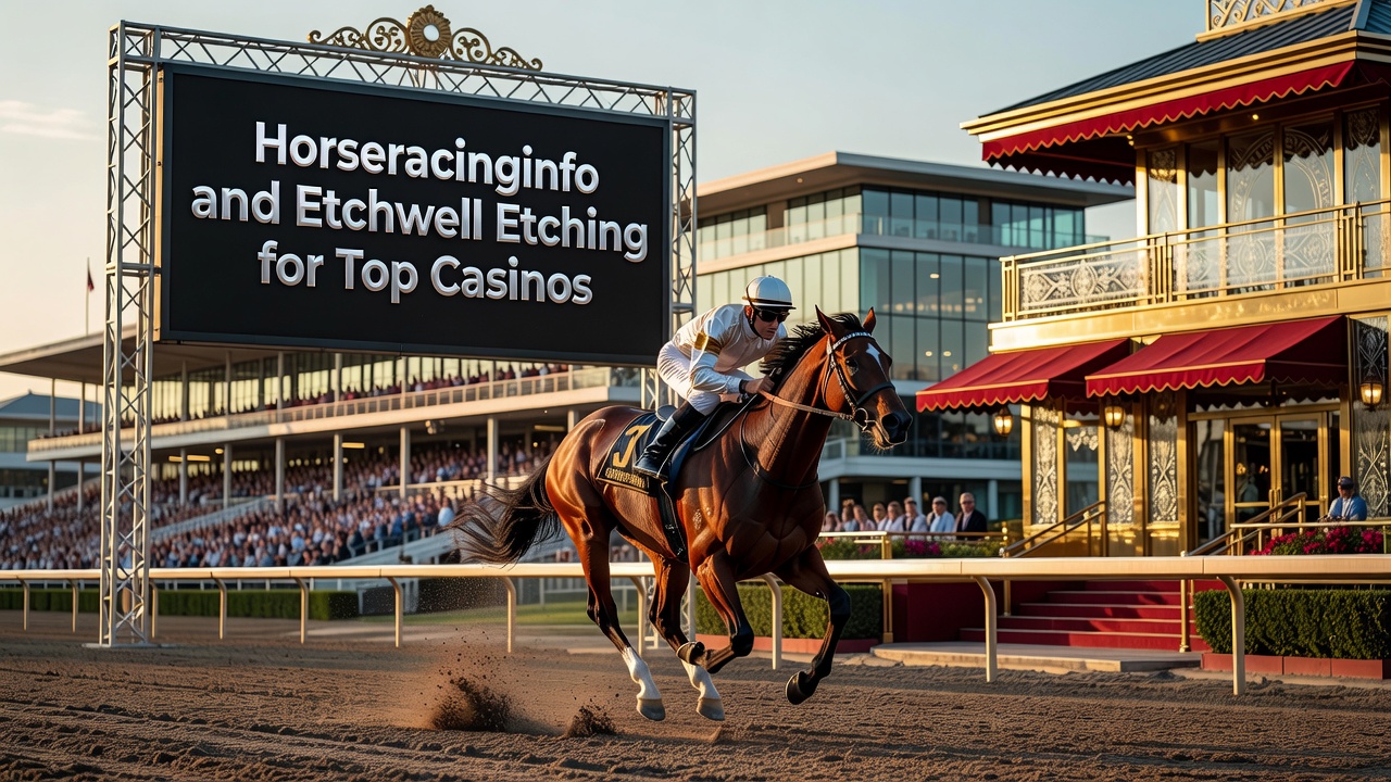 Horseracinginfo and Etchwell Etching for Top Casinos